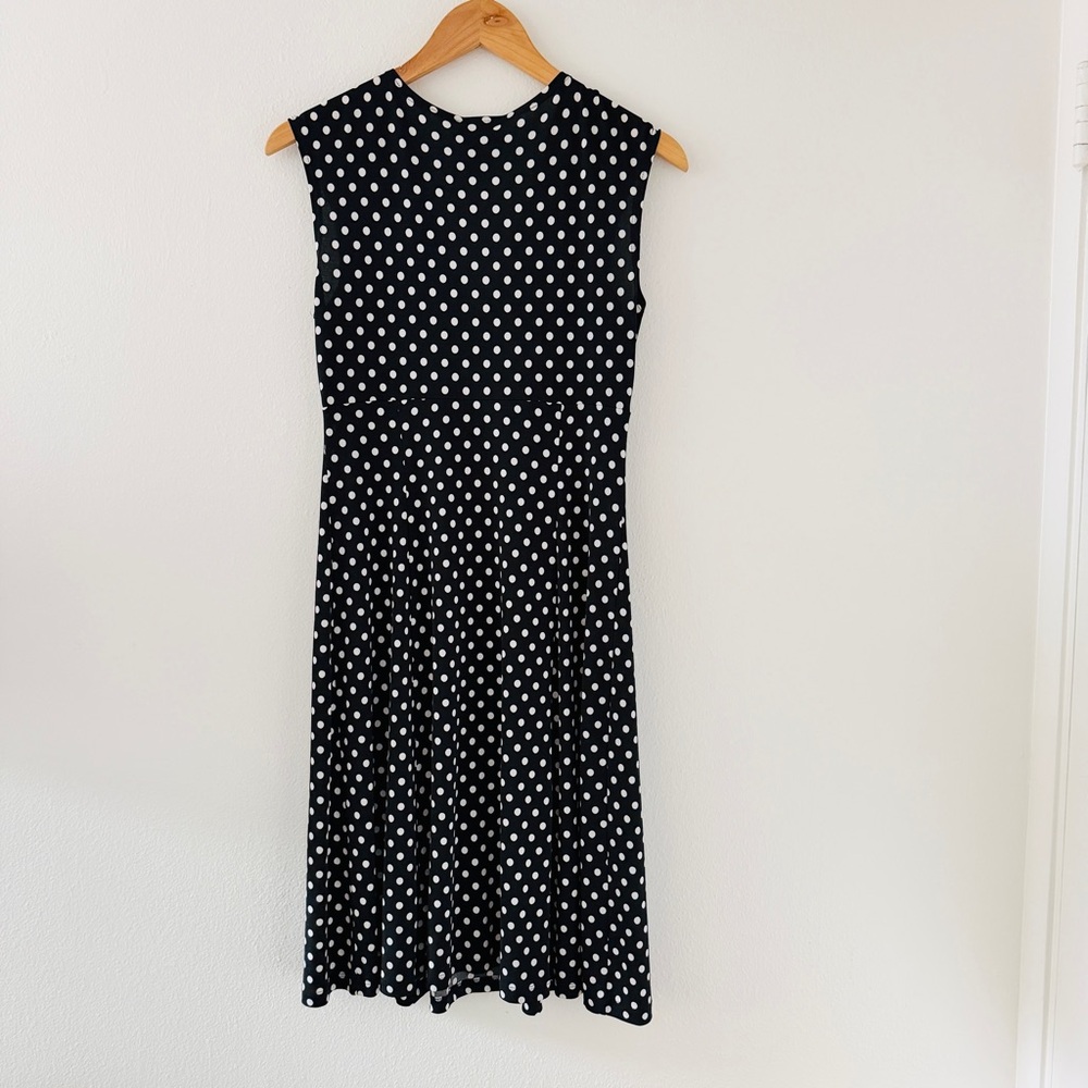 EnFocus Studio Black and White Polka Dot Retro Dress - Picture 2 of 3